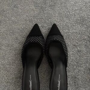 Elegant Black Studded Heels